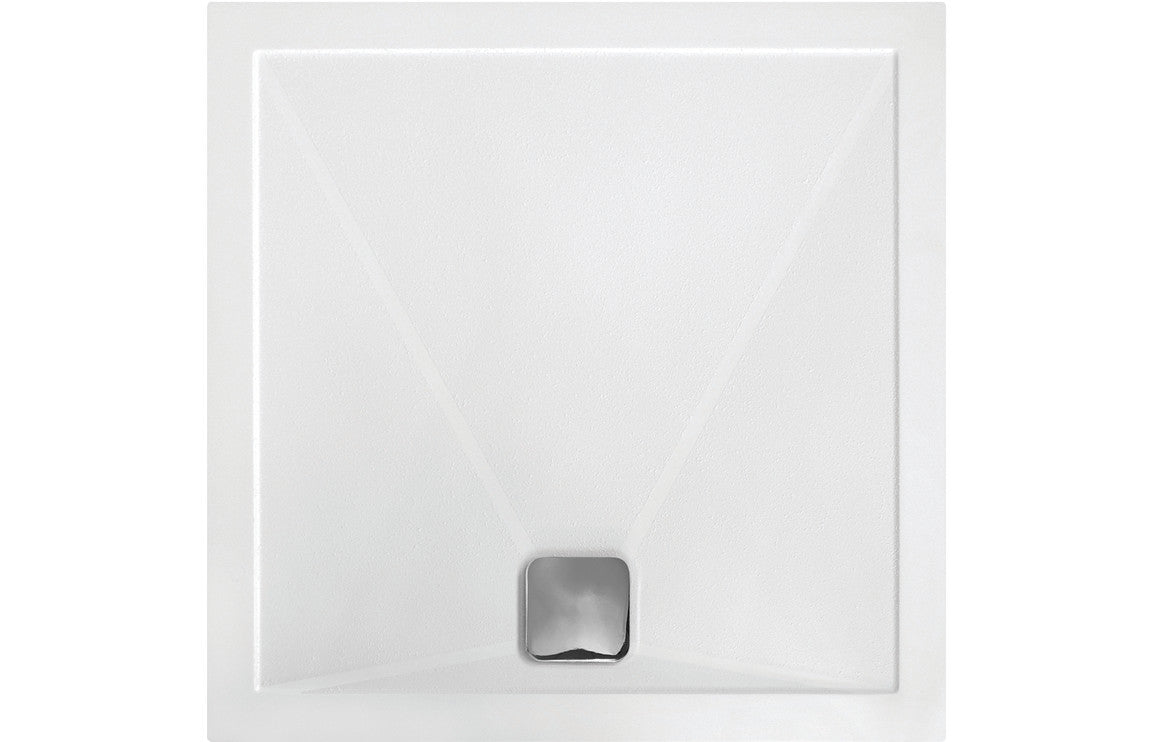 900 x 900 Anti-Slip Ultra Slimline Shower Tray & Waste