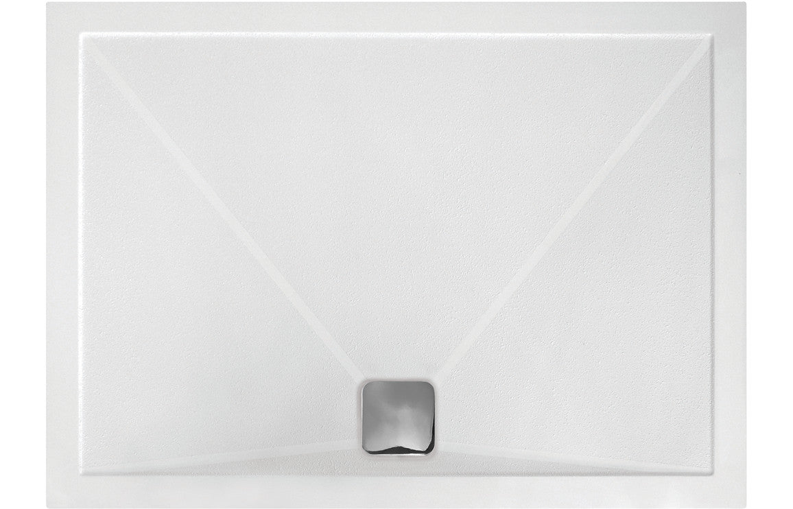1700 x 900 Anti-Slip Ultra Slimline Shower Tray & Waste