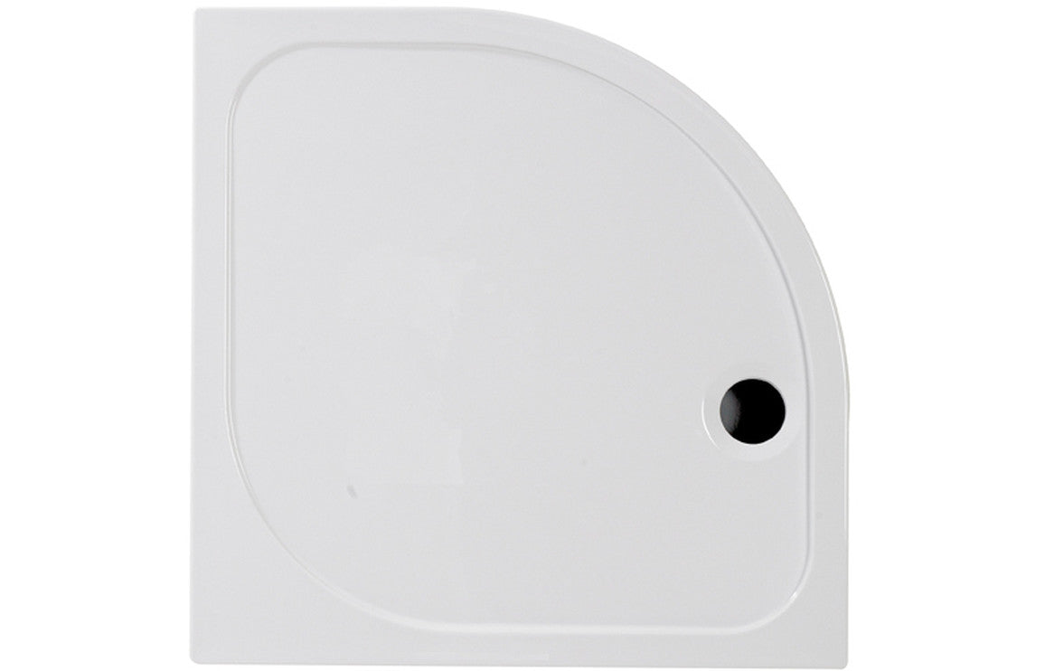 800 Quadrant Slimline Shower Tray & Waste