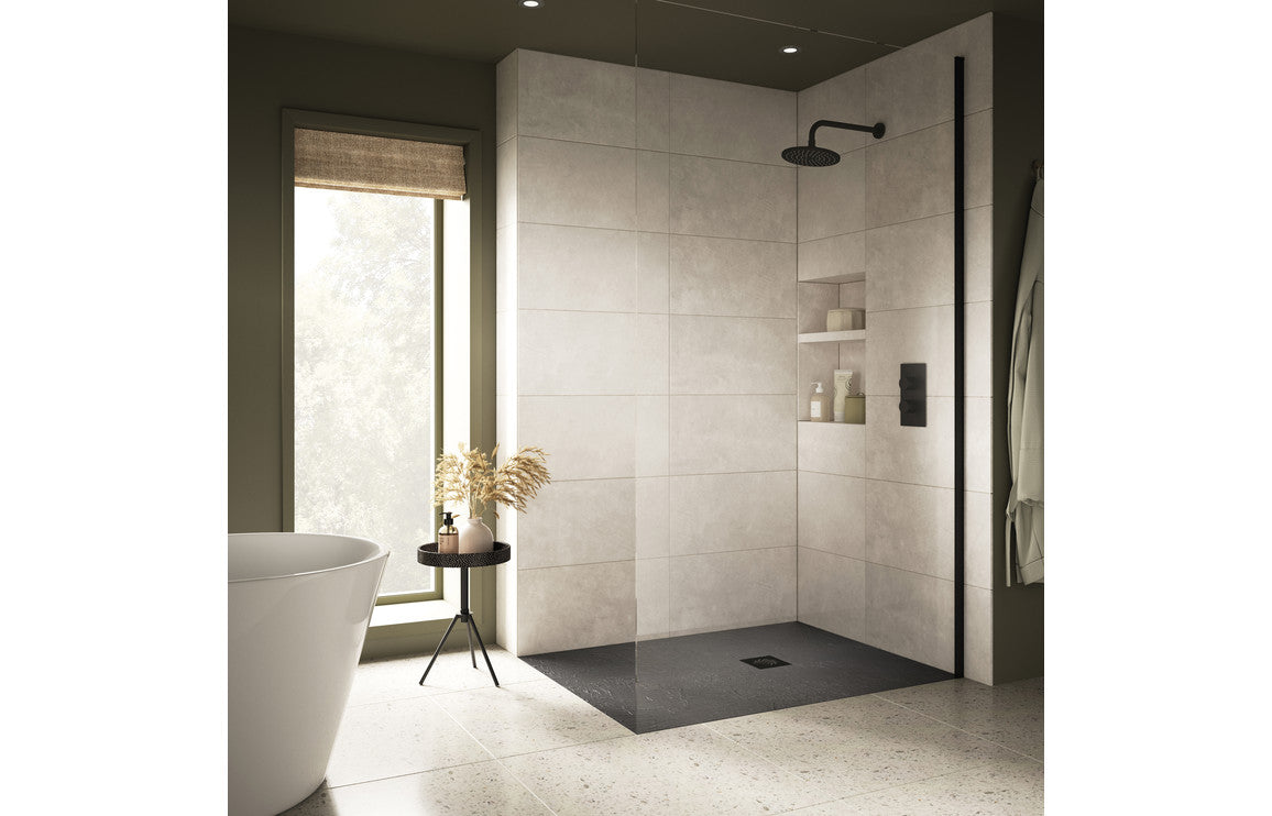 1600 x 900 Ultra Slimline Slate Shower Tray